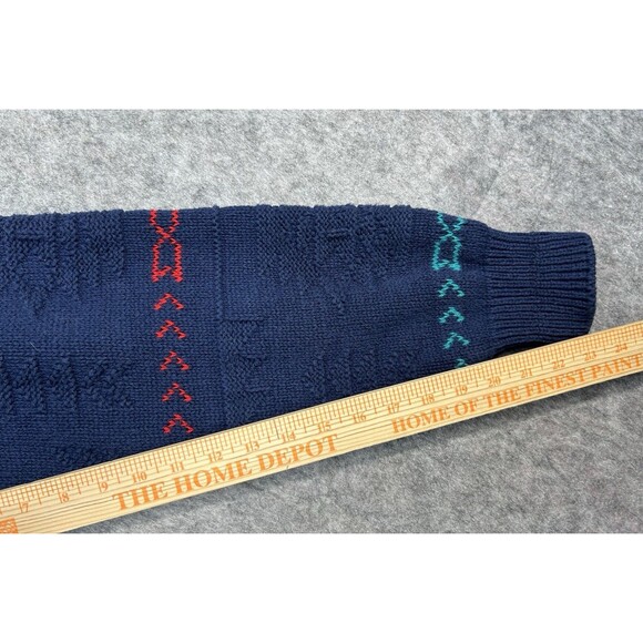 VTG Woolrich Sweater Men's Sz XL Crewneck Southwest Aztec Cabincore Grandpa - Picture 10 of 11